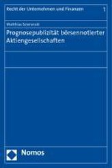 Prognosepublizität börsennotierter Aktiengesellschaften