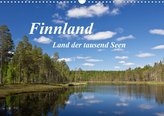 Finnland - Land der tausend Seen (Wandkalender 2021 DIN A3 quer)