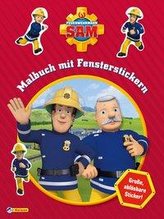 Feuerwehrmann Sam: Malbuch mit Fensterstickern