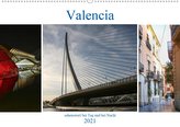 Valencia - sehenswert bei Tag und bei Nacht (Wandkalender 2021 DIN A2 quer)