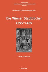 Die Wiener Stadtbücher 1395-1430