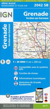 Grenade.Verdun-sur-Garonne 1:25 000