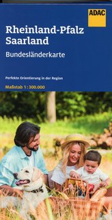 ADAC BundesländerKarte Deutschland Blatt 10 Rheinland-Pfalz, Saarland 1:250 000