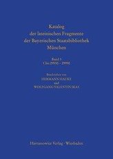 Katalog der lateinischen Fragmente der Bayerischen Staatsbibliothek München
