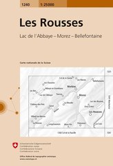 Swisstopo 1 : 25 000 Les Rousses