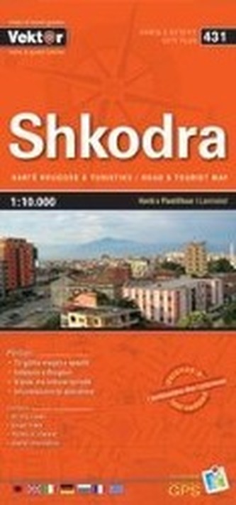 Shkodra Stadtplan 1 : 10 000 GPS Shkodra Stadtplan 1 : 10 000 GPS