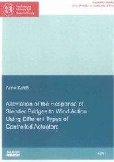Alleviation of the Response of Slender Bridges to Wind Action Using Different Types of Controlled Actuators
