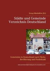 St¿e und Gemeinde Verzeichnis Deutschland