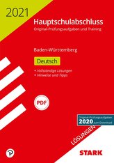 STARK Lösungen zu Original-Prüfungen und Training Hauptschulabschluss 2021 - Deutsch 9. Klasse - BaWü