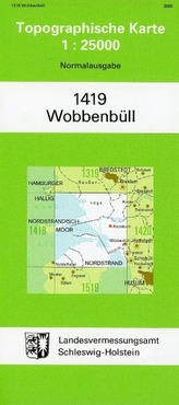 Wobbenbüll 1 : 25 000