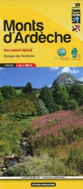 Libris Wanderkarte 11. Monts d\'Ardèche 1 : 60 000