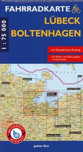 Fahrradkarte Lübeck, Boltenhagen 1:75.000