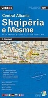 Albanien Mitte Straßenkarte 1 : 200 000 GPS