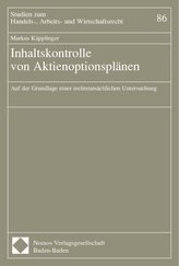 Inhaltskontrolle von Aktienoptionsplänen