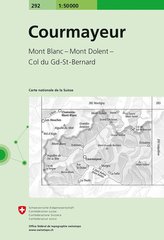 Swisstopo 1 : 50 000 Courmayeur