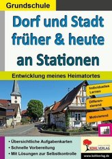 Dorf und Stadt früher & heute an Stationen