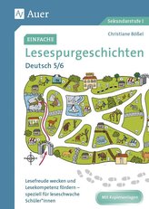 Einfache Lesespurgeschichten Deutsch 5-6
