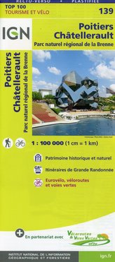 Poitiers Châtellerault 1:100 000