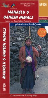 Manaslu & Hanesh Himals 1:125 000 NP106