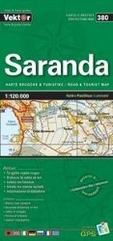 Saranda Provinzkarte 1 : 120 000 GPS