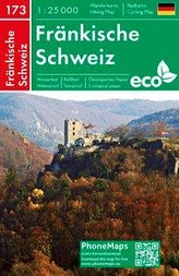 Fränkische Schweiz, Wander - Radkarte 1 : 25 000