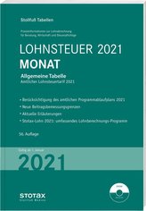 Tabelle, Lohnsteuer 2021 Monat