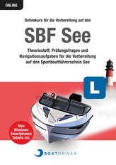 Sportbootführerschein See Onlinekurs / Lizenzkarte für den Onlinezugang