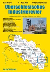 Landkarte Oberschlesisches Industrierevier 1:100 000