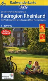 Radwanderkarte BVA Die schönsten Radtouren in der RadRegion Rheinland 1:100.000, reiß- und wetterfest, GPS-Tracks Download