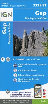 Gap.Montagne de Céüse 1:25 000