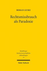 Rechtsmissbrauch als Paradoxie