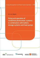 Sizing and operation of residential photovoltaic systems in combination with battery storage systems and heat pumps