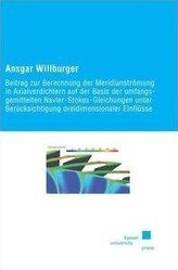 Beitrag zur Berechnung der Meridianströmung in Axialverdichtern auf der Basis der umfangsgemittelten Navier-Stokes-Gleichungen u