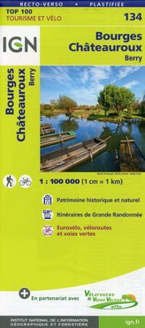 Bourges Châteauroux 1:100 000