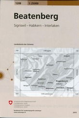 Swisstopo 1 : 25 000 Beatenberg