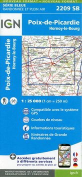 Poix-de-Picardie.Hornoy-le-Bourg 1:25 000