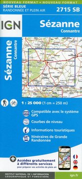 Sézanne. Connantre 1:25 000