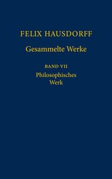 Felix Hausdorff - Gesammelte Werke Band 7