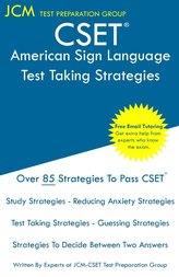 CSET American Sign Language - Test Taking Strategies