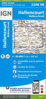 Hallencourt.Molliens-Dreuil 1:25 000