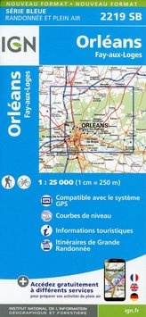 Orléans Jargeau 1:25 000