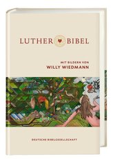 Lutherbibel mit Bildern von Willy Wiedmann. Mit Apokryphen und Familienchronik. Altes und Neues Testament mit den schönsten Bibe