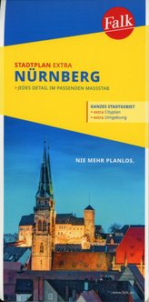 Falk Stadtplan Extra Standardfaltung Nürnberg  1:20 000