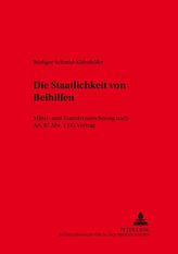 Die Staatlichkeit von Beihilfen