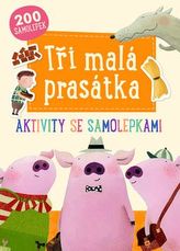 Tři malá prasátka - Aktivity se samolepkami