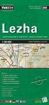 Lezha Provinzkarte 1 : 90 000 GPS