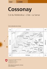 Swisstopo 1 : 25 000 Cossonay