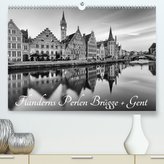 Flanderns Perlen Brügge + Gent (Premium, hochwertiger DIN A2 Wandkalender 2021, Kunstdruck in Hochglanz)