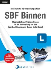Sportbootführerschein Binnen Onlinekurs / Lizenzkarte für den Onlinezugang