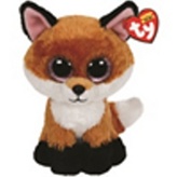 Plyš očka velká  hnědá liška